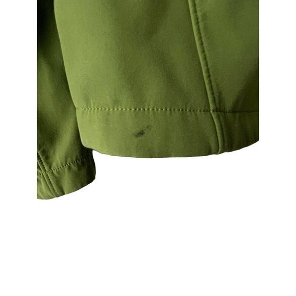 The North Face Mens Apex Bionic FZ Windwall Softshell Jacket Green Zip Pockets S - Picture 8 of 8